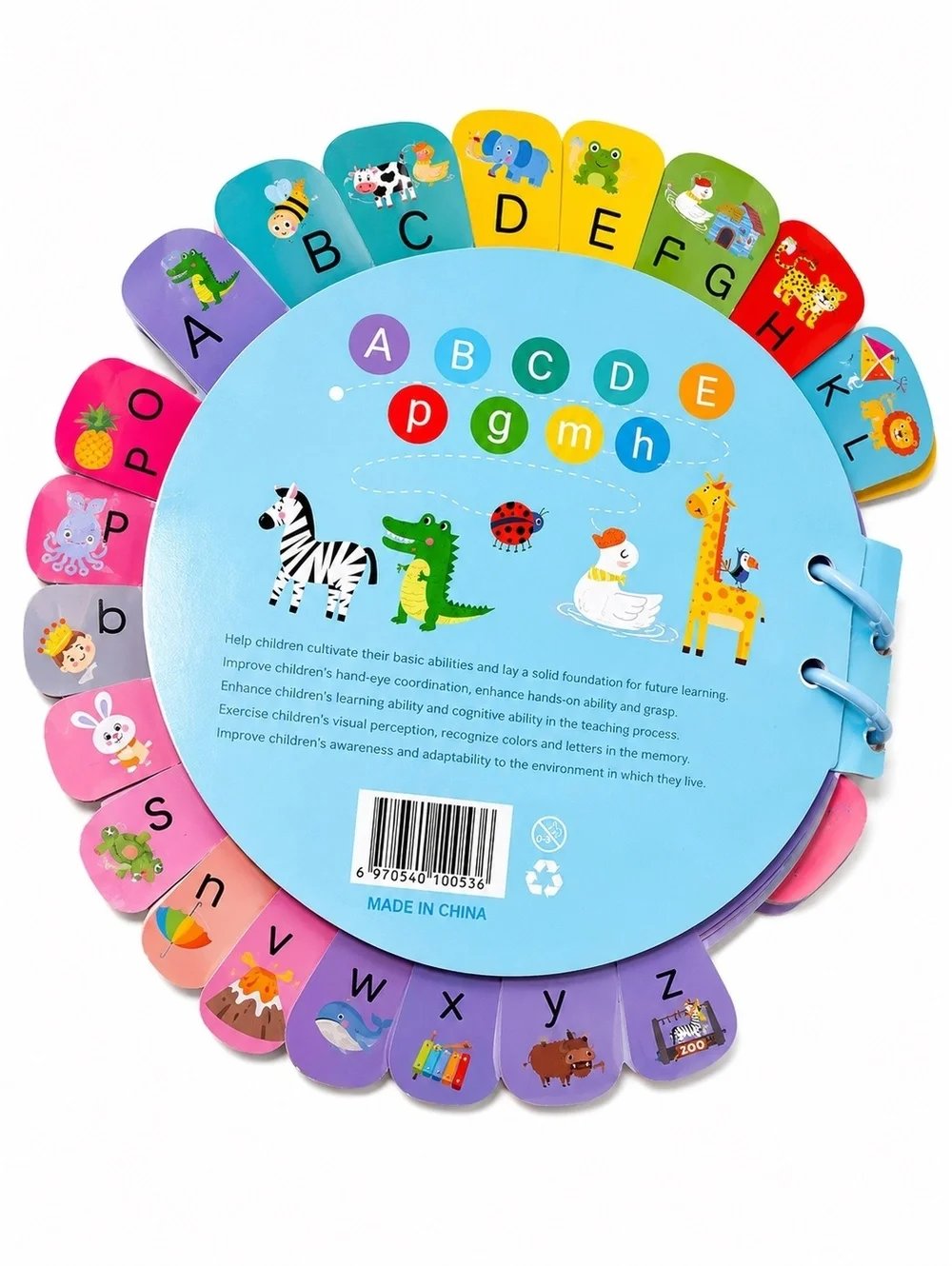 Alphabet Busy Book Preschool Learning Toy ABC Tracing Montessori Toddler 3+